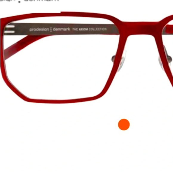 ProDesign Denmark 6936 Men’s Eyeglasses Frames Case. RXable c4031 Red Dark NWT - Picture 1 of 10
